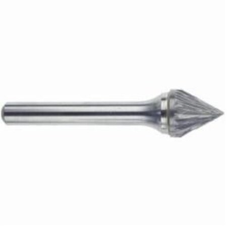 Morse Carbide Burr, Premium, Series 5970, 38 Head Dia, 516 Length of Cut, 2 Overall Length, Cone60 59794